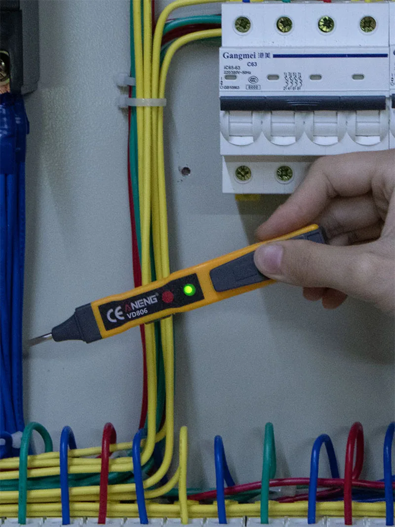 Бесконтактный детектор напряжения переменного/постоянного тока ручка с высокой