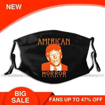 

Donald Trump Mouth Face Mask Donald Trump American Horror Facial Mask Adult Polyester with 2 Filters Mask