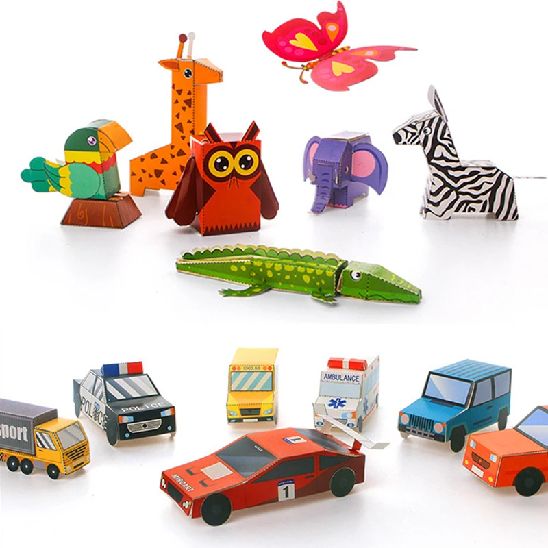 Милое складывание бумаги оригами Бумага s Дети ручная работа сделай сам ремесло