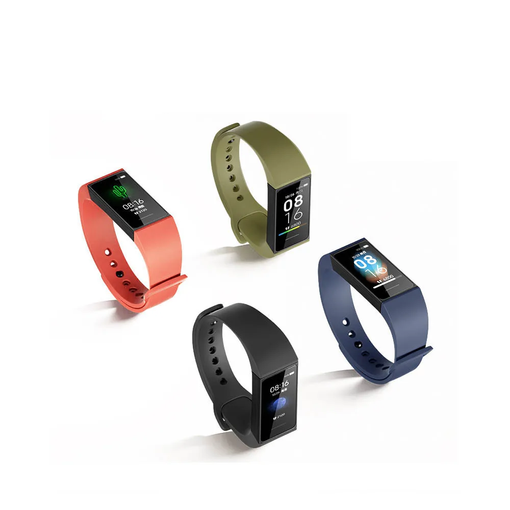 Смарт браслет Xiaomi Redmi Band с пульсометром фитнес трекер несколько типов лица 1 08