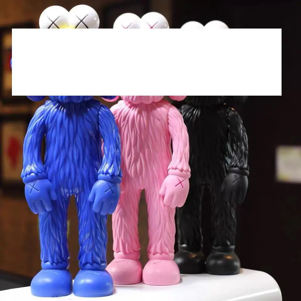 

Hot Sale Ka Sesame Street figures 37cm Bears PVC Dolls BF Bea Brickl Action Figures Blocks Collectible Models Toys