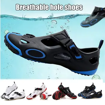 

2019 Summer Water Shoes Anti-slip Hiking Sandals Mountain Climbing Quick-Drying Rain Shoes Unisex Men Women X85