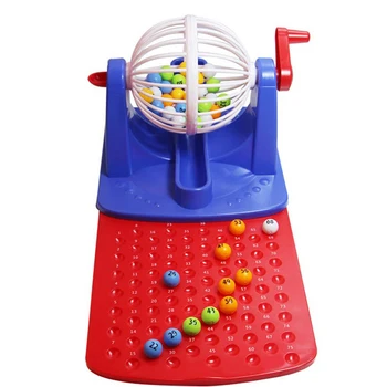

With Dispenser 75 Balls Gift Number Educational Adult Interactive Kids Toy Board Game Fun Children Family Party Lottery Machine