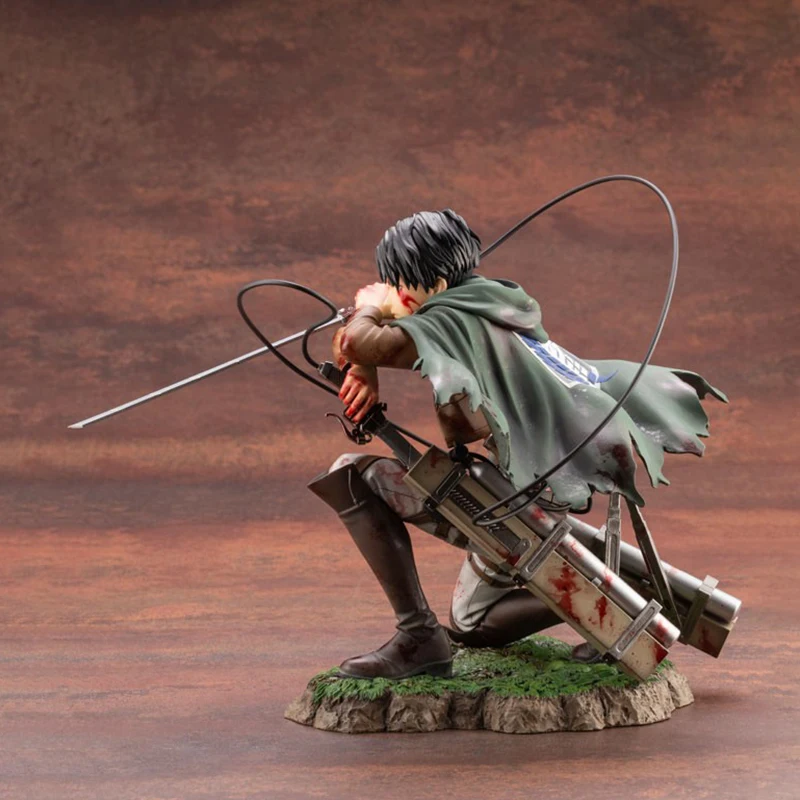Anime Attack On Titan Artfx J Levi Renewal Package Ver Pvc Action Figure Anime Figure Model Toys Collectible Doll Gift Action Figures Aliexpress