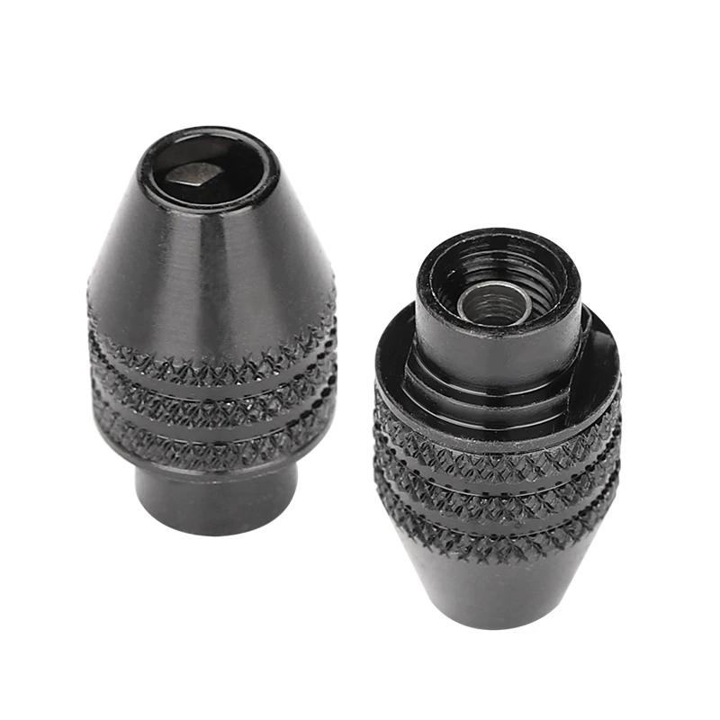 XCAN Drill Chuck M7 M8 0.3-3.2mm Keyless Impact Driver Adaptor Electric Micro Motor Clamp Mini Chuck Fixture Drill Bits Adapter drill chuck adapter