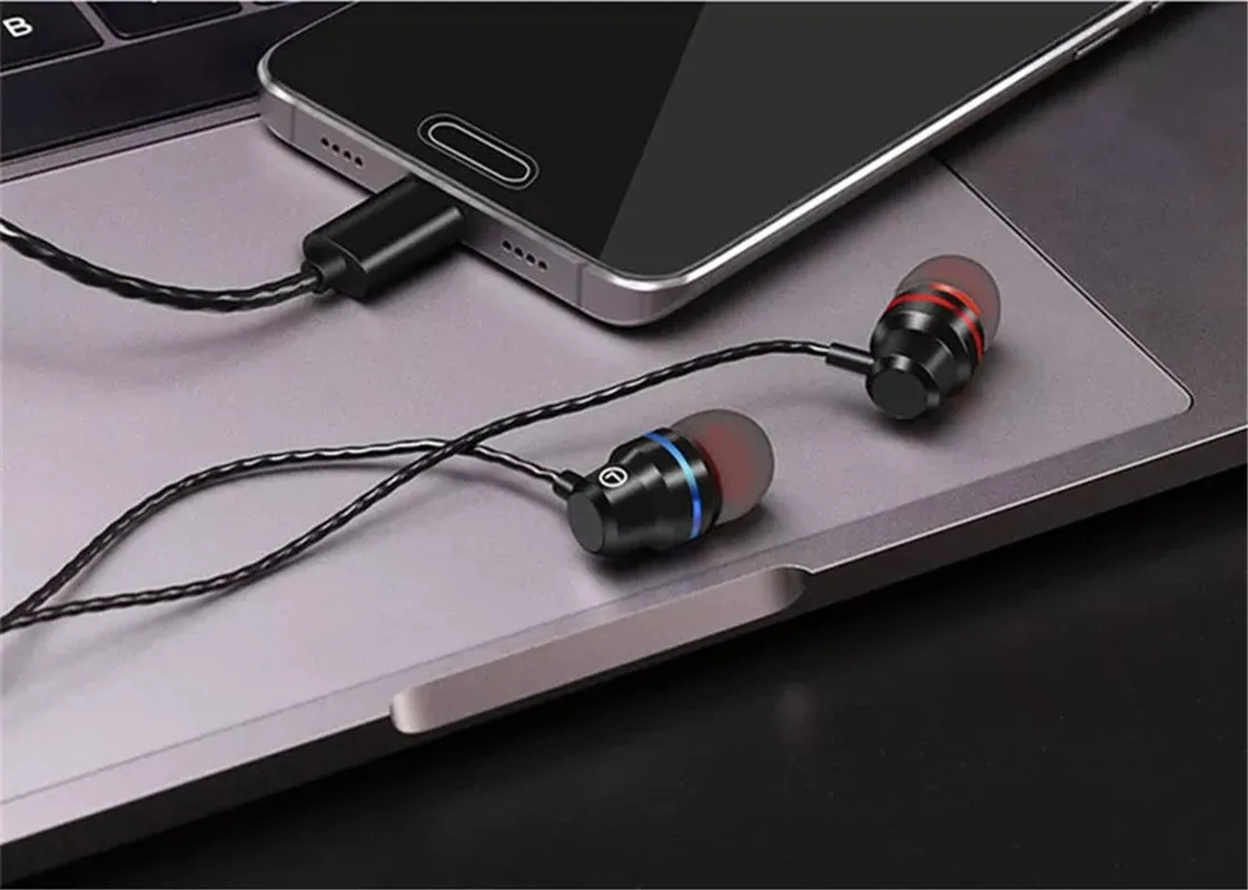 Наушники в ухо usb type-C наушники 4D стерео с микрофоном Регулятор громкости для Huawei Mate 10 Pro Xiaomi mi 6 8 mi x 2 Note 3