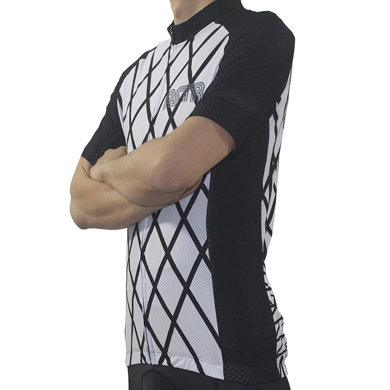 2019 Pro team Cycling Jersey Diamond stripe Top Summer Racing Cycling Clothing Ropa Ciclismo Short Sleeve mtb Bike Jersey Shirt