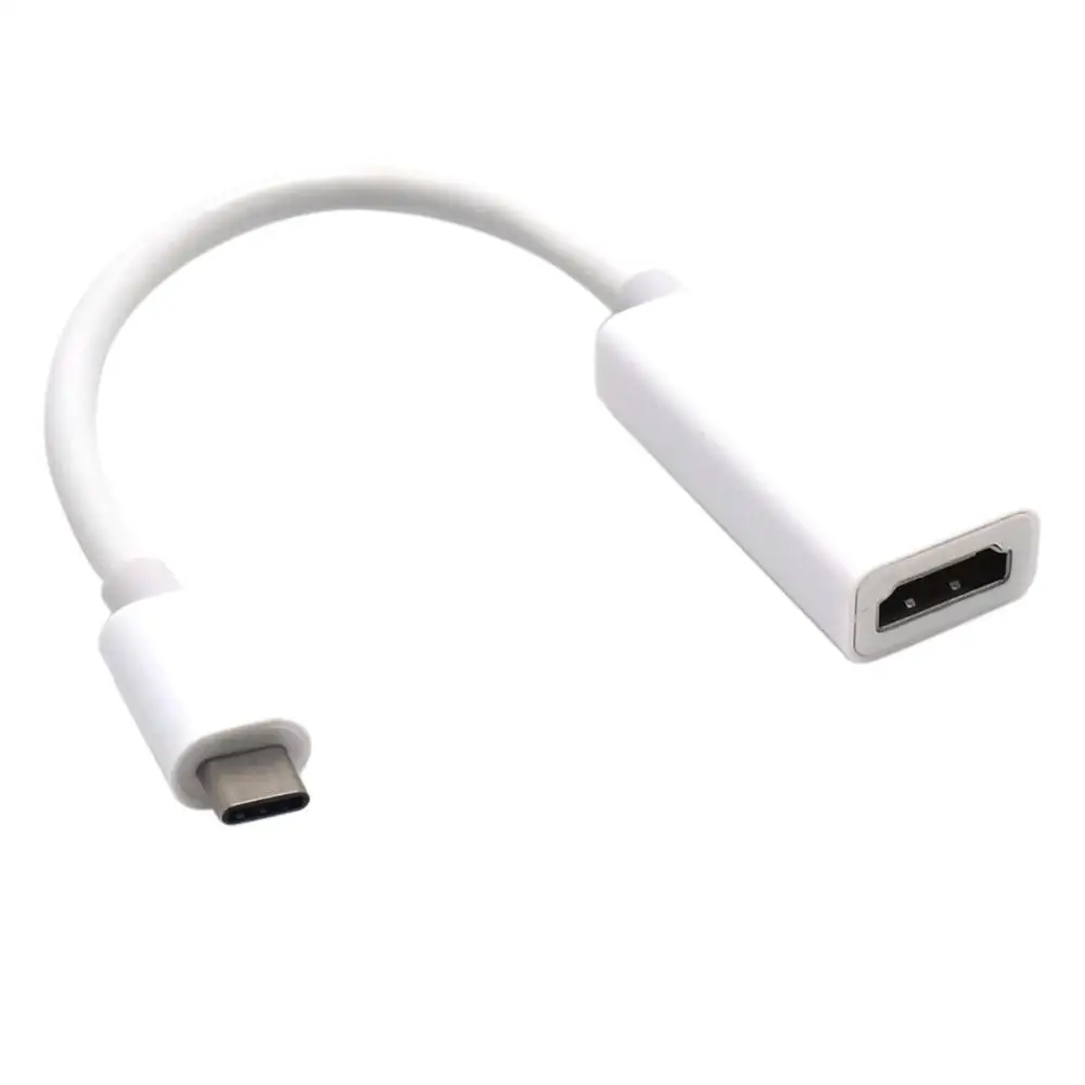 Адаптер типа C к HDMI USB 3,1 type C Мужской к HDMI Женский конвертер USB-C кабель для samsung S8 Macbook huawei Mate10 P20