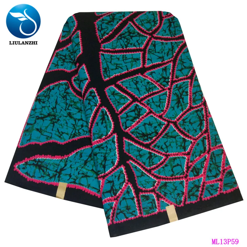 LIULANZHI Африканский воск ткани 6 ярдов/партия восковые принты ткань Новое поступление Анкара воск хлопок для женщин платье ML13P55-ML13P65