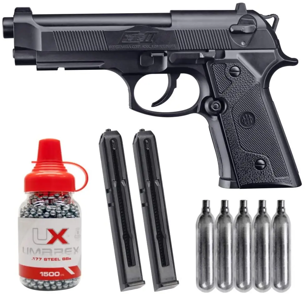 Beretta Elite II .177 Caliber 19rds CO2 Semiautomatic Air Pistol Airgun