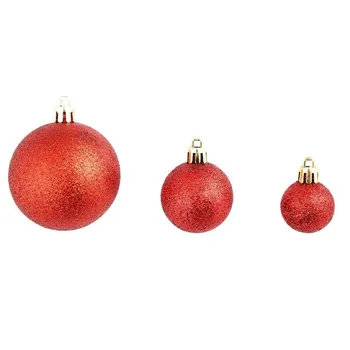 

Plastic Christmas Balls Include A Thread A Pearl Garland A Treetop Eight Icicles Festive Shiny Charming Exquisite Decorations