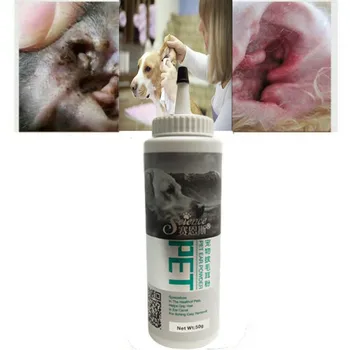 

Dog Cat Ear Clean Powder Health Care Ear Fresh Grooming Ear Powder Pet Ear Care Supplies