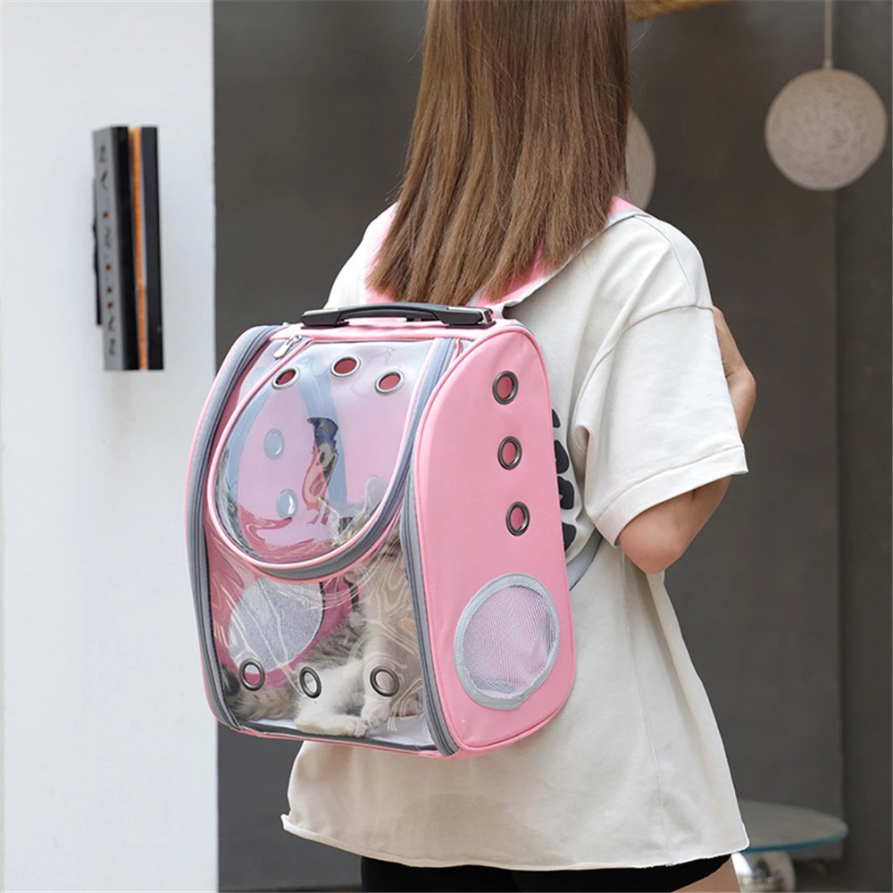 Mochila para gato, bolso para salir del hombro, bolsa de viaje mascotas ligera y transpirable, de escuela gato, jaula para perro|Portabebés y cochecitos| - AliExpress