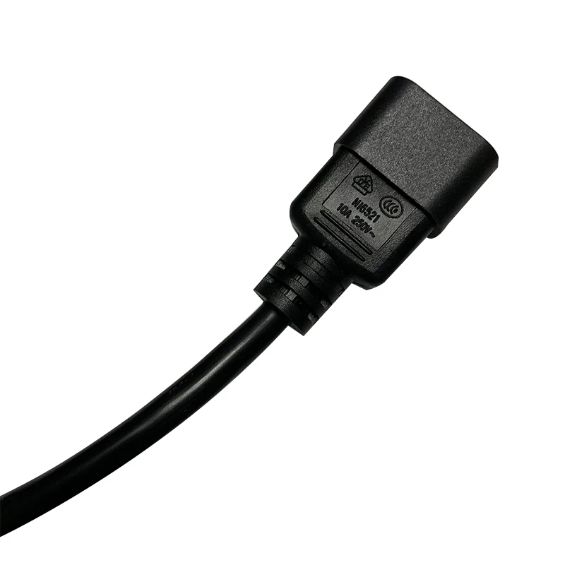 0,3 м 3*1,0 мм C14-2* C15 один в два IEC320 C14 штекер 2* C15 Женский Y Тип удлинитель питания шнур провода для PDU шасси