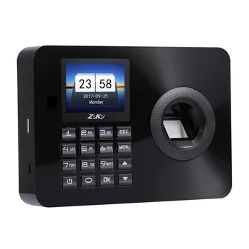 

ZK-TA10 Time Attendance Fingerprint Recognition Password Lock Door Opener Access Control System 2.4inch Display