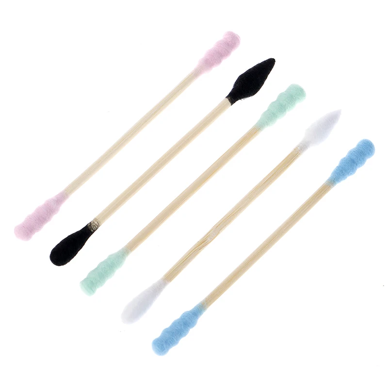 GORGECRAFT 100 Tampons Nettoyage Mousse 4 Styles - Kit Coton-Tiges Éponge Sans Poussière Pour Objectifs Et Électronique