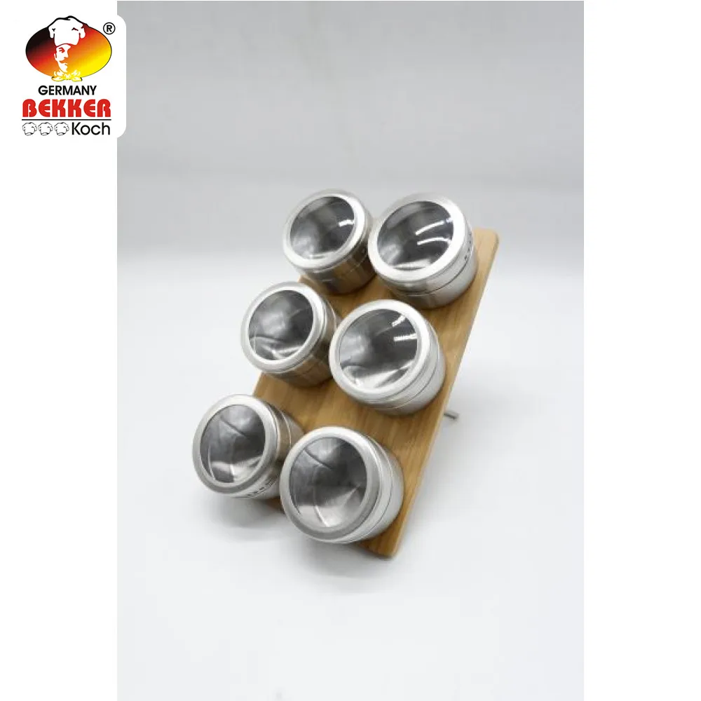Herb &amp Spice Tools Bekker BK-3417 Silver Home Garden Kitchen Dining Bar Gadgets Winner set for spices spice jar |