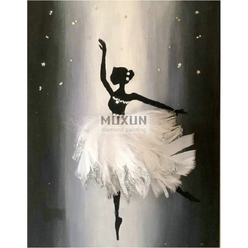 

5D square Diamond Painting cross stitch Ballerina woman Mosaic Pictures of Rhinestones Home Decor DIY Diamond Embroidery Icons