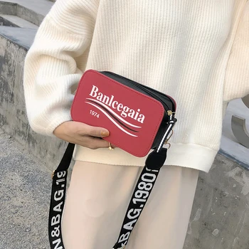 

2019 New Wave Matte Port Wind Small Square Bag Wild Broadband Shoulder Messenger Bag Camera Bag