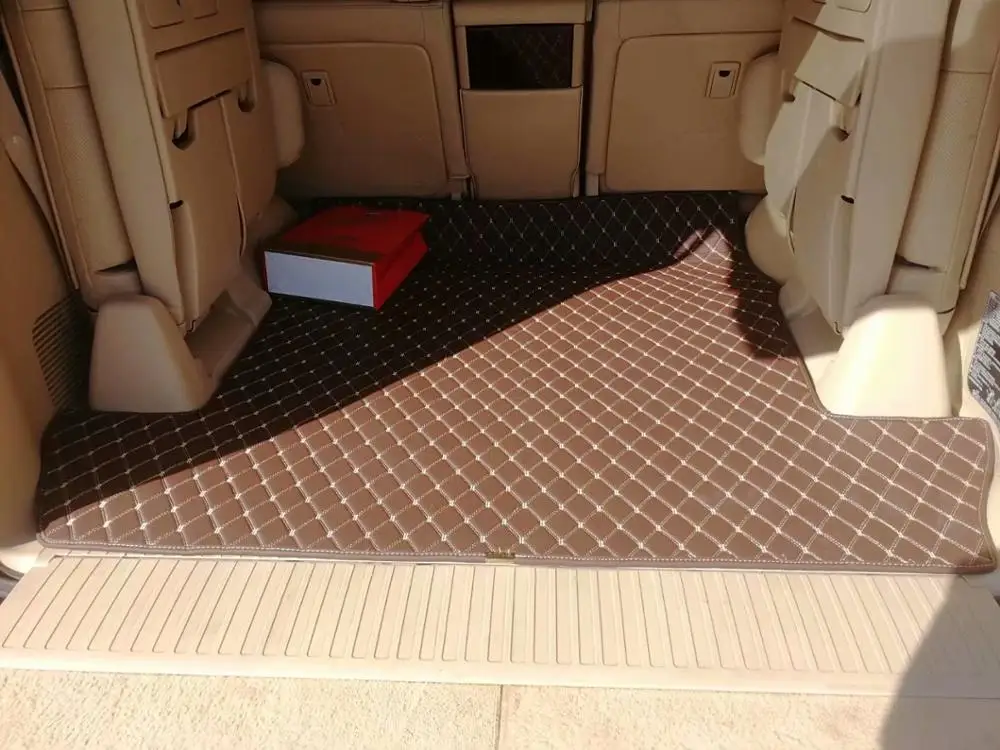 Специальные коврики+ коврик багажника для Lexus LX 570 7 мест прочные ковры для LX570-2008 Топ качественный коврик