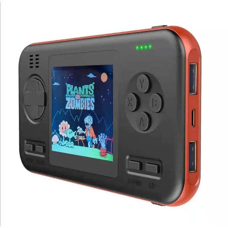 Handheld Mini Handheld Player Console Portable Retro Game Console with 8000mAh Power Bank Buil-in 416 Classic Games r30 