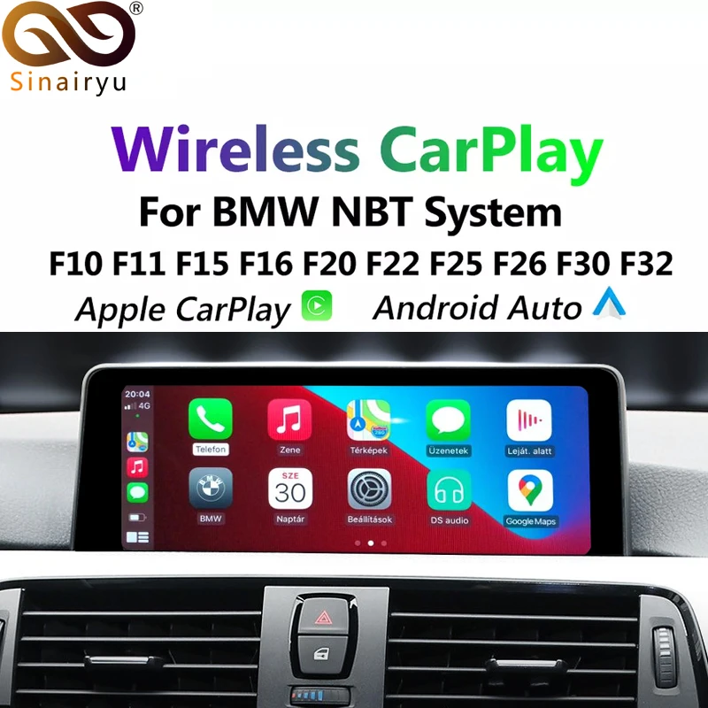 Sinairyu декодер 2 0 CarPlay/Android для BMW NBT Sytem серии 3 F30 F31 F34 4 F32 F33 F36 Мультимедиа проводной