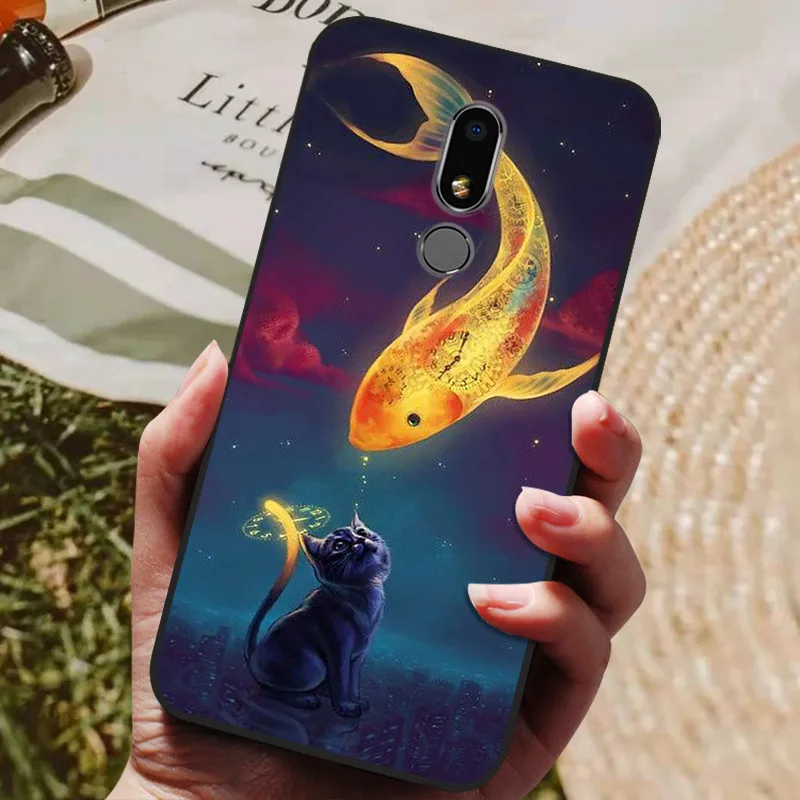 For Meizu M8 / M8 Lite Case Wolf Cartoon Silicon Soft TPU Back Cover For Meizu M8 Lite Phone Cases for Meizu M 8 Fundas Coque