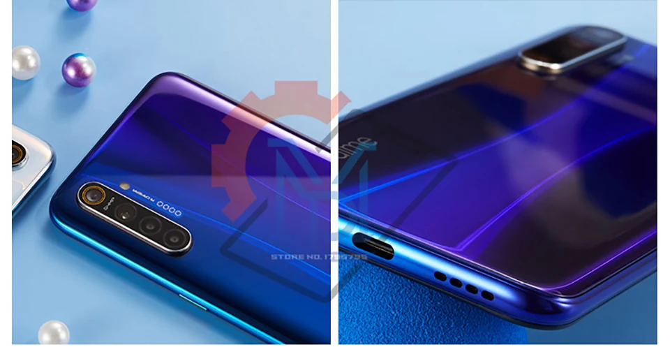 Оригинальный мобильный телефон Realme X2 6,4 дюймов Супер AMOLED экран 6 ГБ + 64 ГБ Snapdragon 730G камера 64.0MP четыре кадра NFC Смартфон