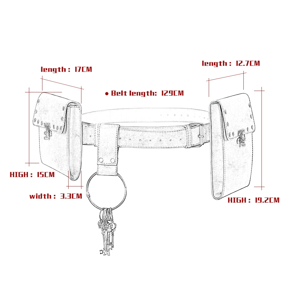 Средневековая сумка Viking, кожаный кошелек на ремне для мужчин и женщин, стимпанк, рыцарь, пиратский костюм, античный аксессуар для костюмированной вечеринки для взрослых