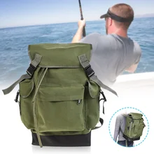 Рюкзак из парусины с несколькими карманами для хранения, рюкзак для рыбалки, кемпинга, походов, спорта, путешествий, большой емкости, портативные аксессуары для улицы