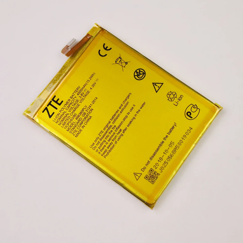 100% настоящая 4000 мАч 466380PLV для ZTE Blade A610 A610C A610T BA610C BA610T новая продукция высокого