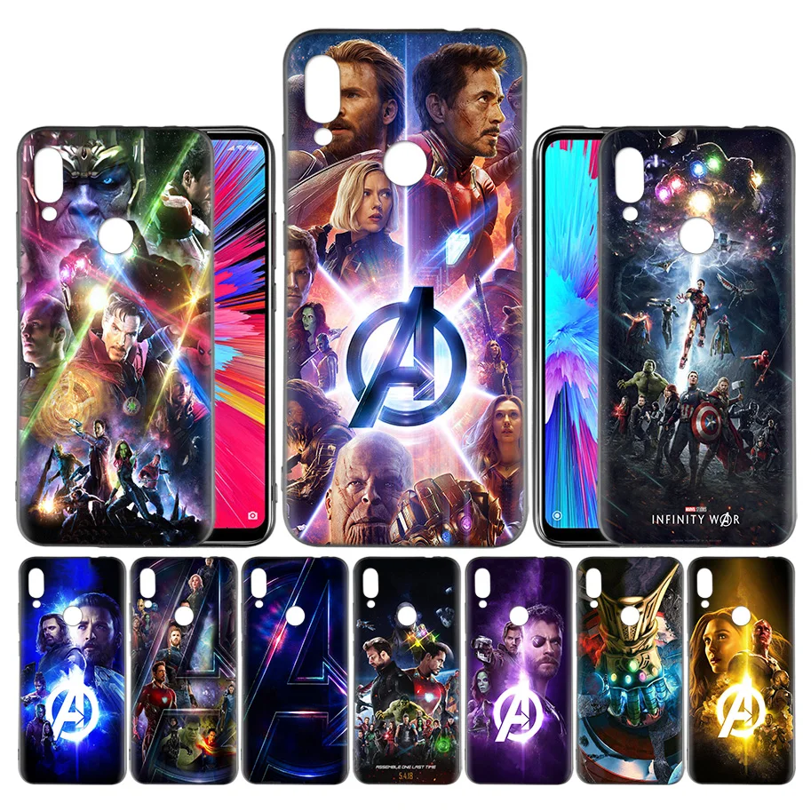 

Coque Case for Xiaomi Mi 9 9T A3 Lite Redmi Note 7 K20 CC9e 6 5 7A 6A F1 Pro Cover Phone Bags Shell Avengers III Iron Man Captai