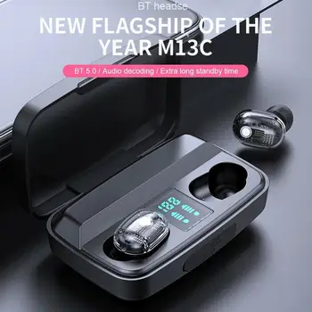 

Bluetooth Wireless earphones with Microphone Sports Waterproof Bluetooth Earphones HIFI Stereo Noise Cancelling Headset Earbuds