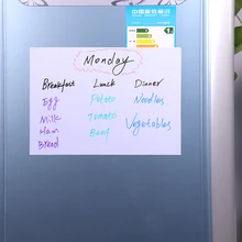 Магнитная доска А4, мягкая магнитная доска, сухая стираемая доска для рисования, записывающая доска для холодильника, сообщения, детские школьные принадлежности, 1 шт