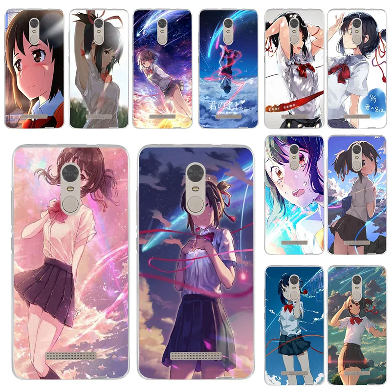 Soft Mobile Phone Cases TPU for Xiaomi Mi Redmi Note 3 3S 4 4X 4A 5 5S 5A 6 6A 8 A1 Pro Plus Max Miyamizu Mitsuha Your Name | Мобильные