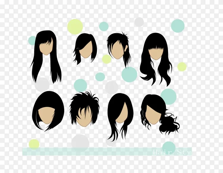 发型脱发美容院 女性专辑模板下载png图片素材免费下载 图片编号 Png素材网