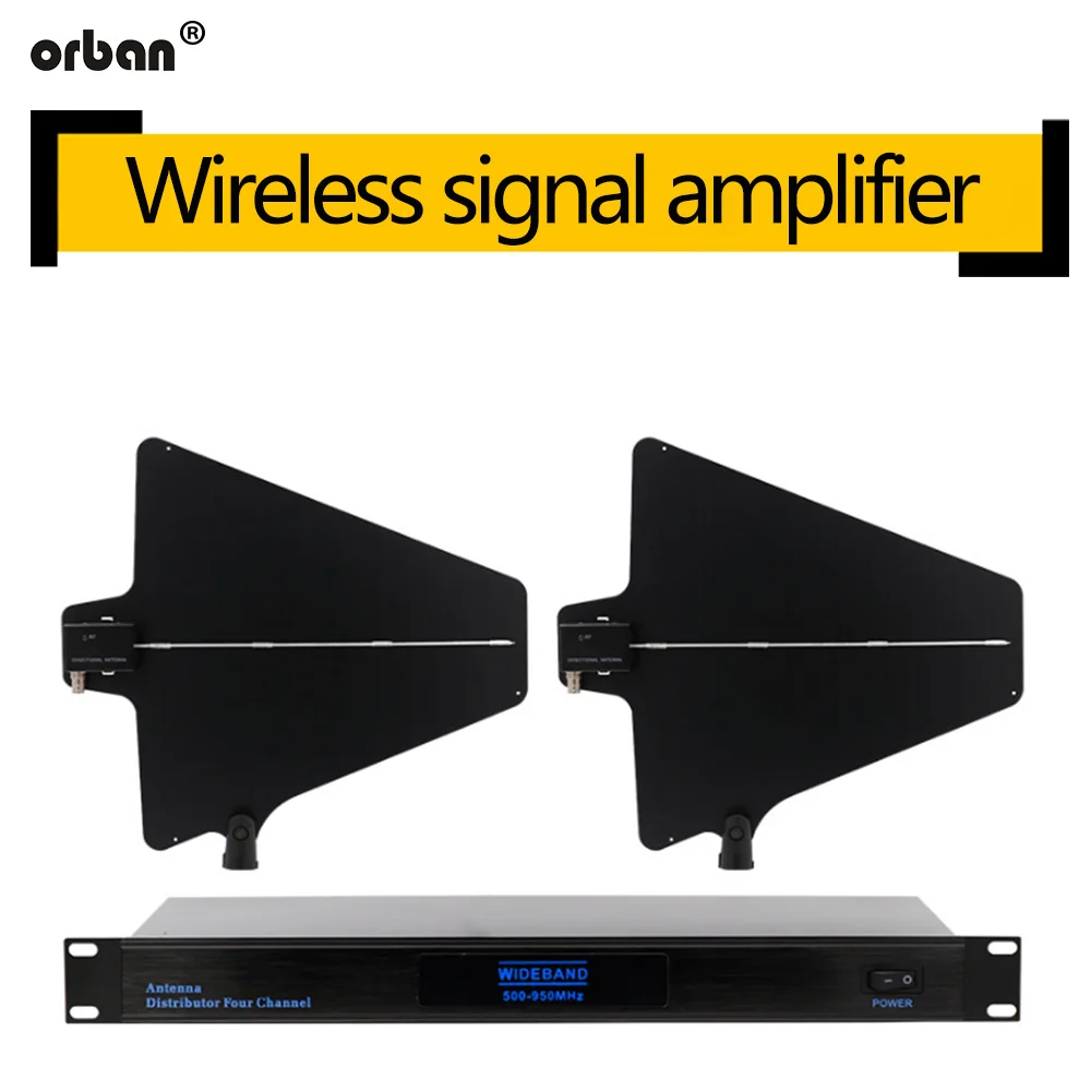 

BS-870 Professional Wireless Microphone Signal Amplifier Wireless Microphone One Tow Four Signal Enhancement Amplifier