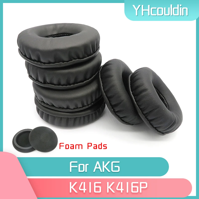 

YHcouldin Earpads For AKG K416 K416P Headphone Accessaries Replacement Wrinkled Leather