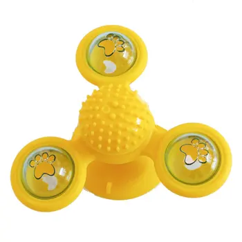 

Turntable Scratching Itchy Built-in Bell with Suction Cup Cat Toy Non-toxic and Environmentally Friendly Materials