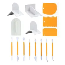 15 шт./компл. сахар торт костюм прессформы выпечки инструменты нектарного печенья инструменты для украшения тортов из мастики Пластик набор для выпечки