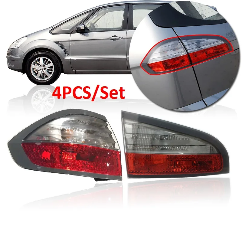 CAPQX 4 шт./компл. задний стоп сигнал светильник хвост фара Хвост taillamp для Ford S MAX C 2007