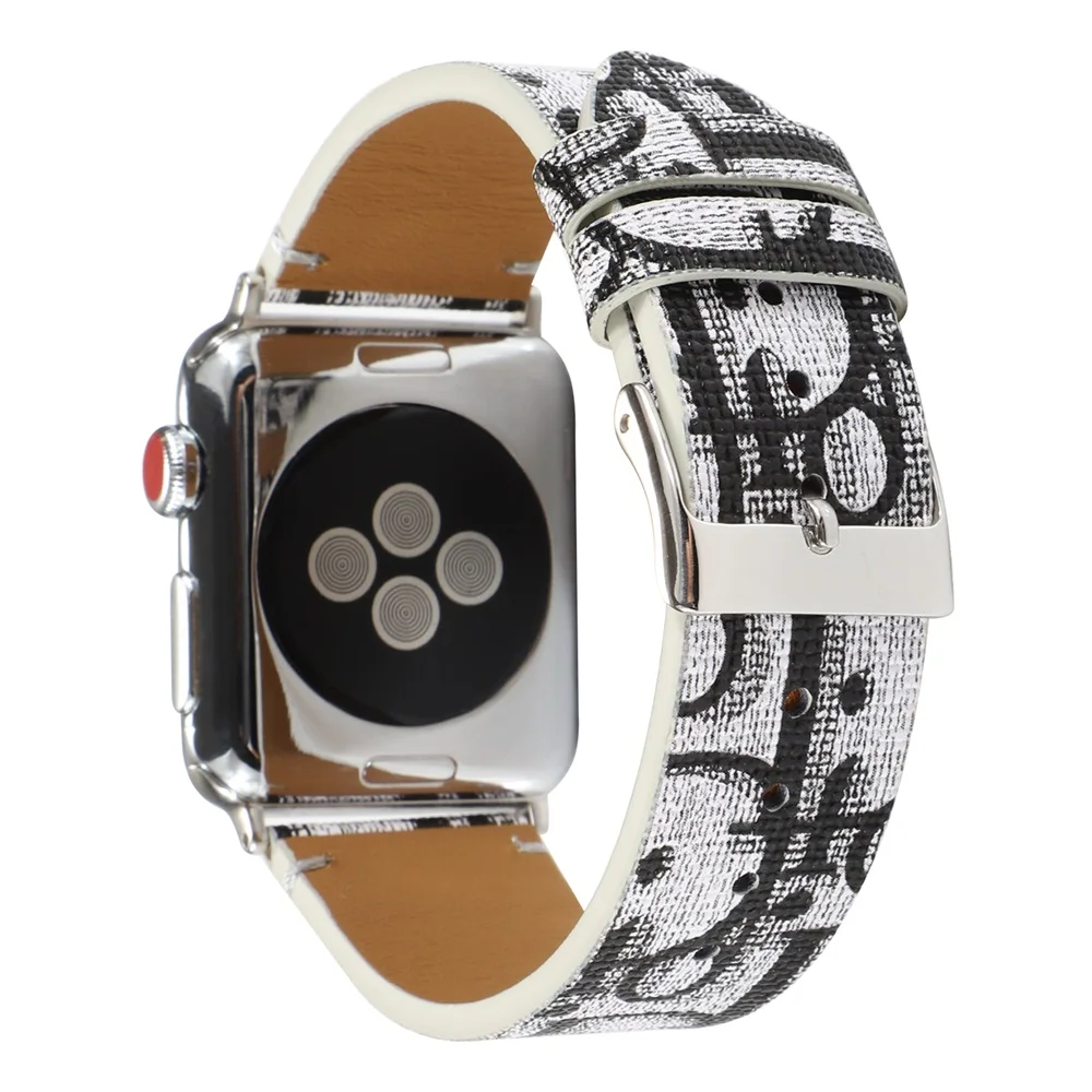 Ремешок из натуральной кожи для Apple Watch band 4 3 iwatch 42 мм 38 мм 44 мм 40 мм pulseira correa браслет умные часы аксессуары петля