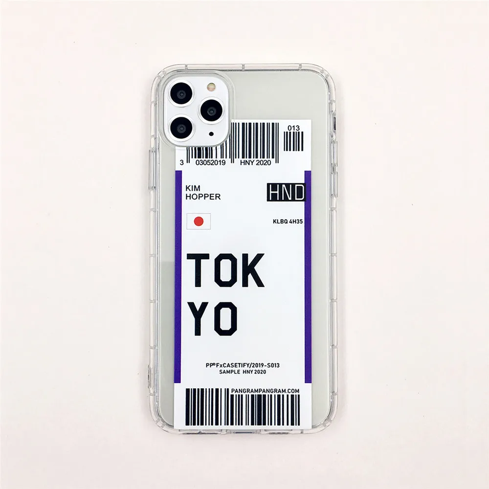 Чехол для iPhone 6 6 S 7 8 Plus 11 Pro X XS Max XR Houston Chicago, прозрачный мягкий чехол - Цвет: Tokyo