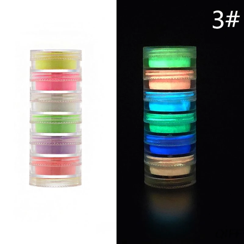 Glow in the Dark Resin Pigment Luminous Powder UV Resin Epoxy Jewelry Making - Цвет: 3