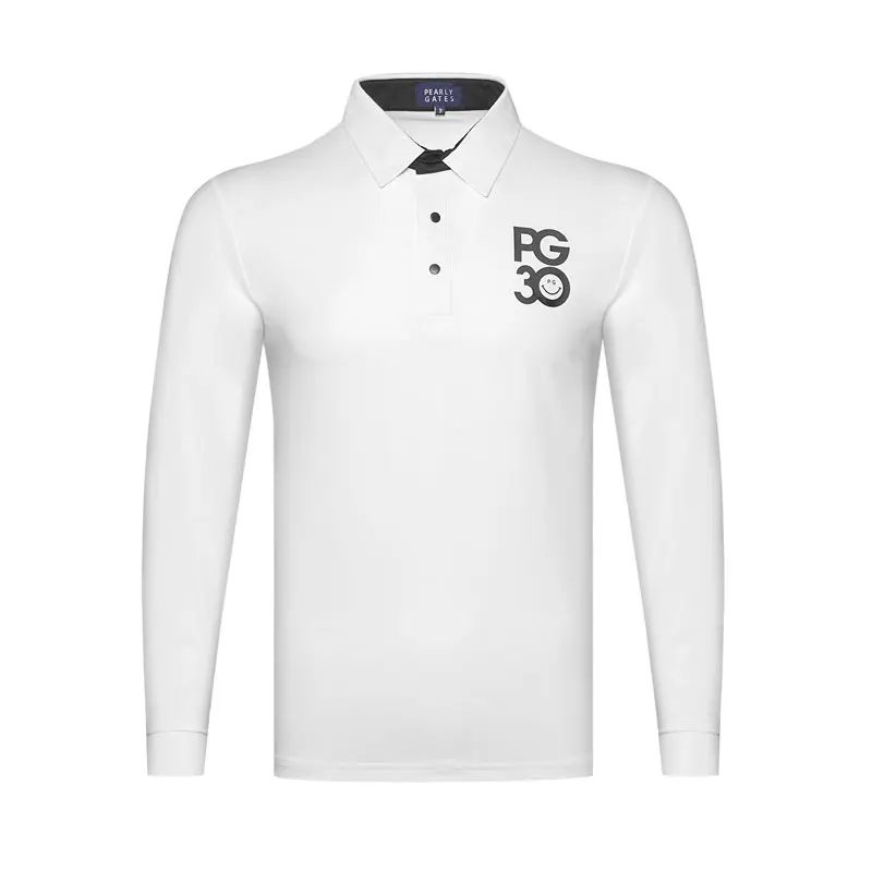 

Golf apparel Men Spring and Autumn solid color Golf Shirt Long Sleeve Golf Clothes Quick-drying Breathable Golf Jersey 2019