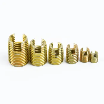 

116Pcs Self Tapping Thread Slotted Inserts Steel Wire Thread Inserts Set w/ Box