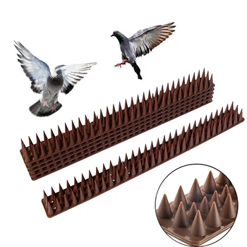 

Plastic Spikes Practical Squirre Birds Pigeons Cat Deterrent Tool for Outdoor Garden Fence Wall Off Harmless To Animal