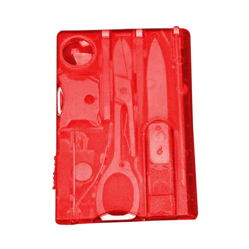AISPORT 10 In1 Pocket Credit Card EDC Multi tools Outdoor Survival Camping equipment 1 Box Portable hiking card tools
