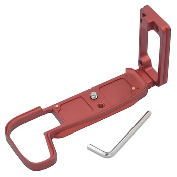 

IG-For Canon EOS RP Vertical Quick Release L Plate Bracket Holder Hand Grip Base Handle Red