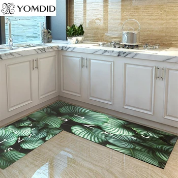 

1PCS Anti-slip Doormat Kitchen Geometric Printed Doormat For Living Room Bedroom Home Decor Popular Washable Simple Door Mat